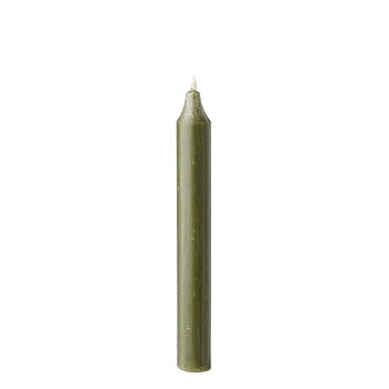 Kort KRONLJUS 18cm Ø2,2cm – Skogsgrön RUSTIK