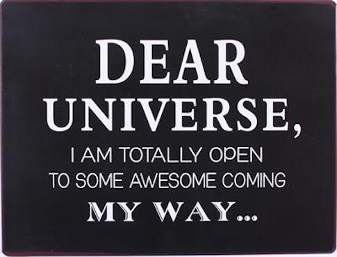 PLÅTSKYLT – Dear universe...