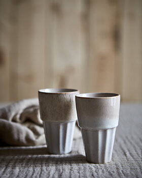 Espressokopp COSTA i keramik – Beige Ø:6 H:9cm