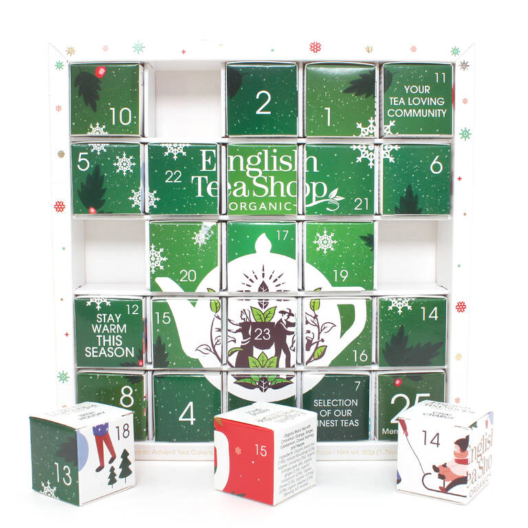 ENGLISH TEA SHOP – Adventskalender / Tekalender EKO – Grön Puzzle Box - 4