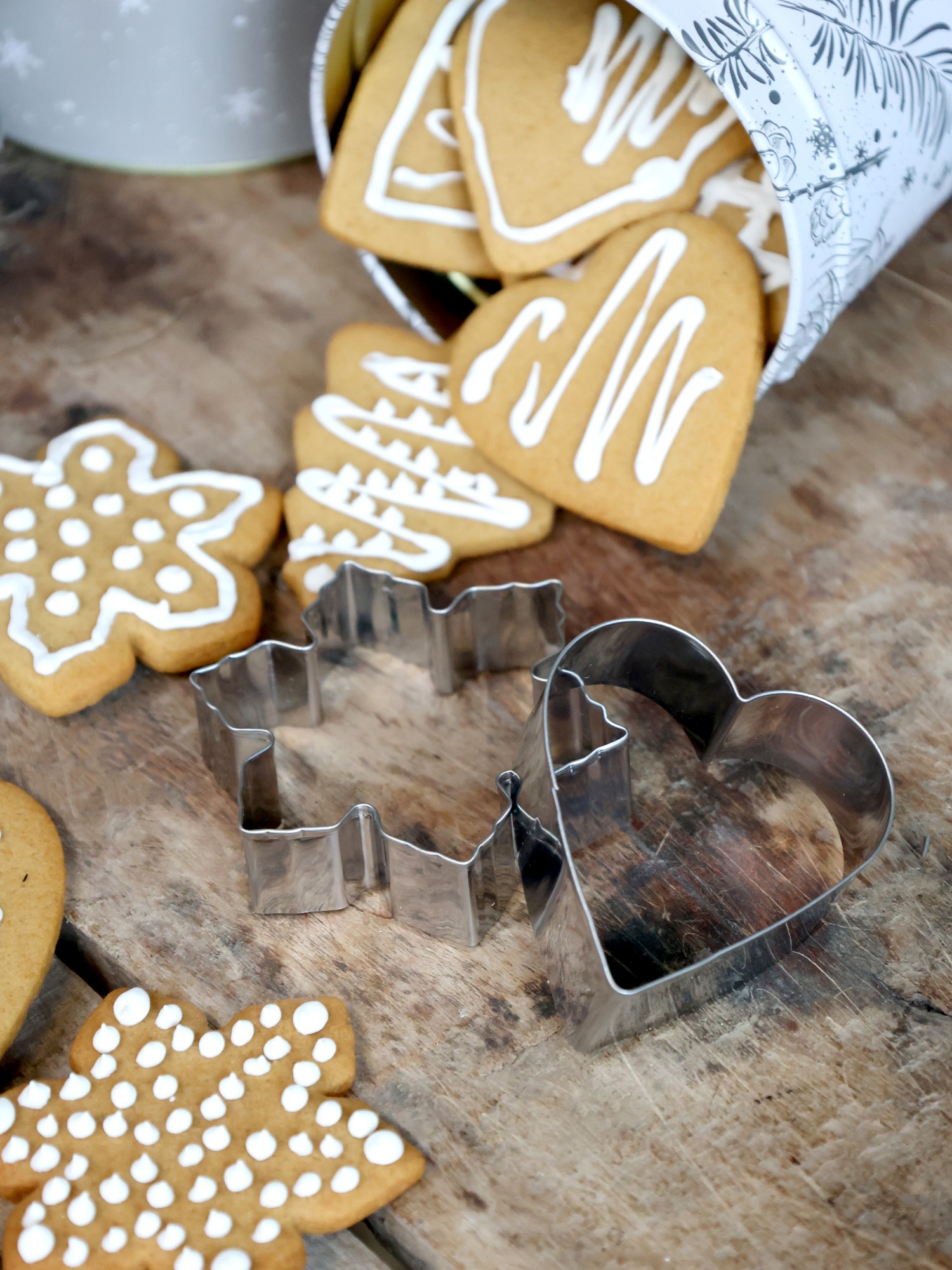 Pepparkaksformar i rostfritt stål – två stycken i ett set - 6