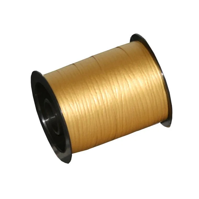 Presentsnöre – Guld matt präglat 10mm 10m