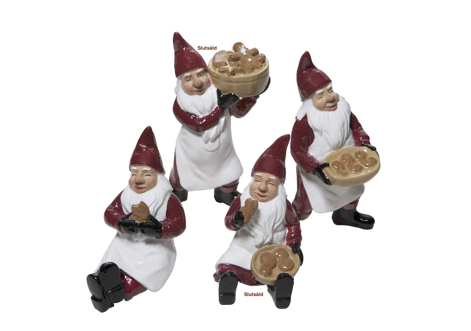 Tomte som bakar – 4 olika 10-13,5cm pris/st - 2