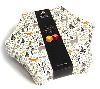 Gardiners Christmas Star – Chokladfudge & Clotted Cream Fudge 350g