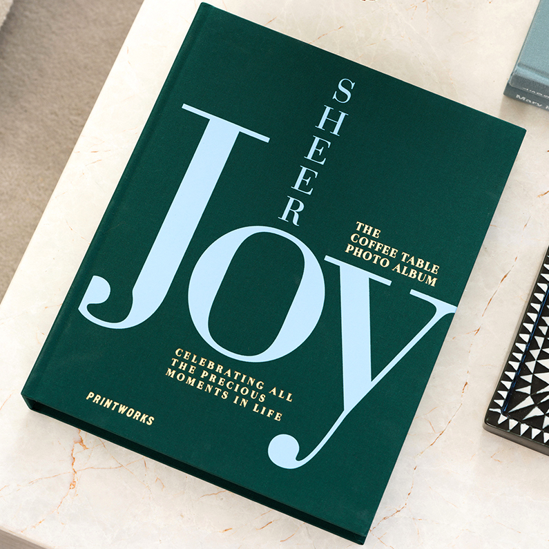 Fotoalbum "Sheer Joy" – 30 svarta sidor 33x27x5cm