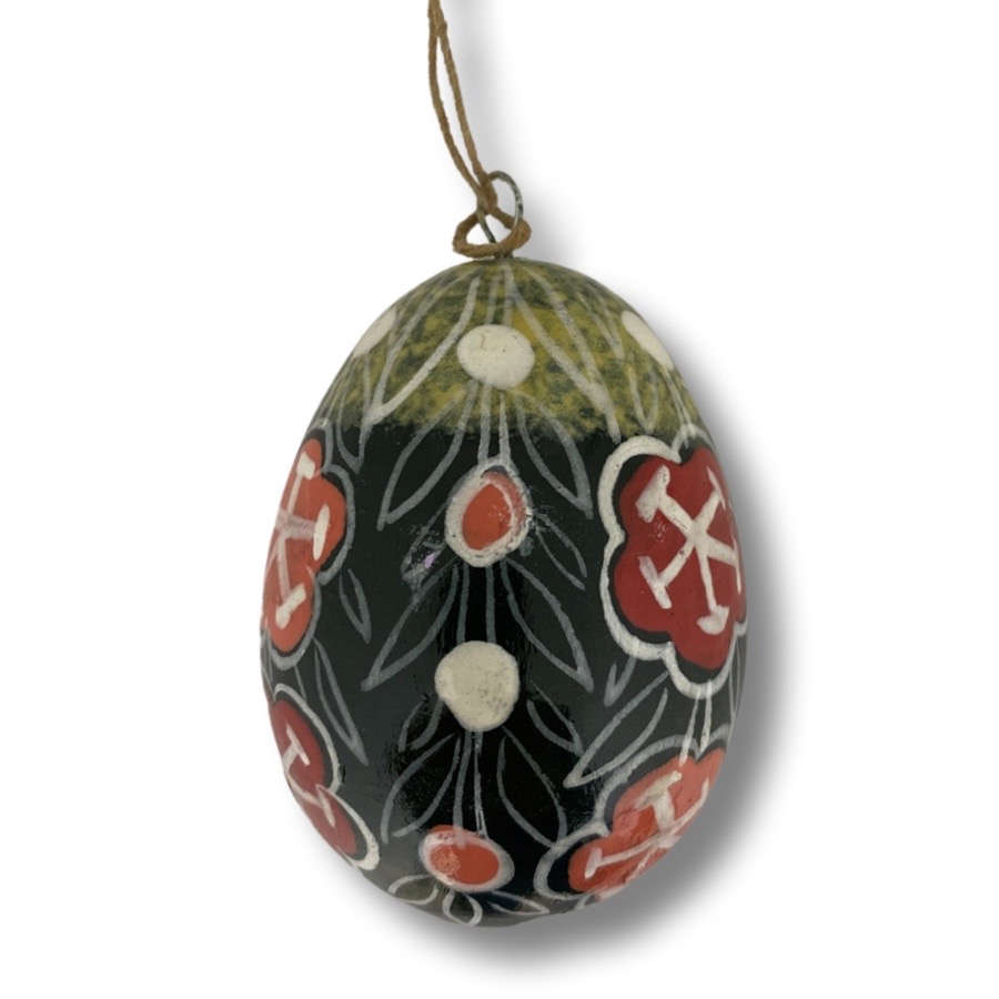 Handmålat ägg i Papier maché – ESPELIN, litet