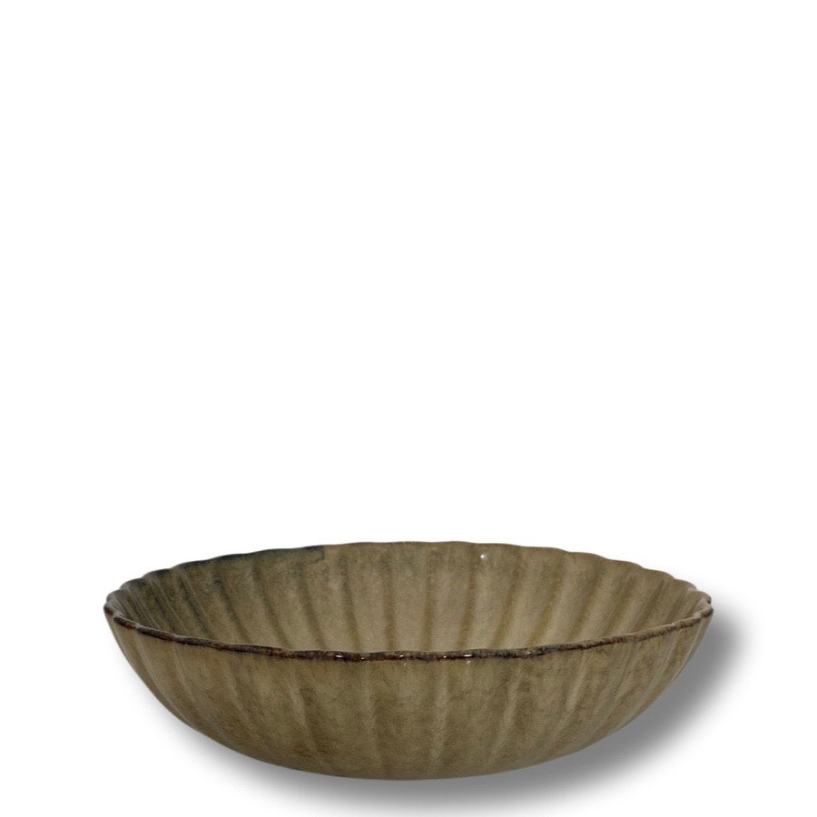 Skål JOY i stengods – Sand Mellan Ø:20,4cm