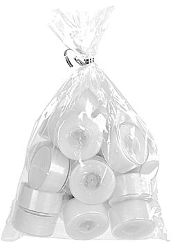 VÄRMELJUS PARAFFIN VITA I PLASTKOPP Ø:3,8cm 4H 20-pack