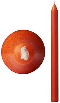 Kronljus Mörkorange Rustik