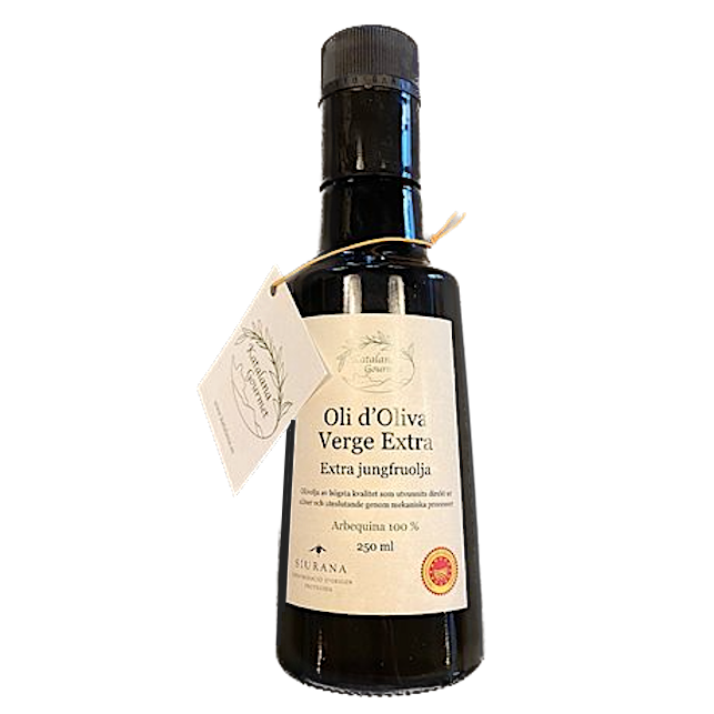 Oli d'Oliva Verge Extra 100 % Arbequina – Extra jungfruolja 250ml