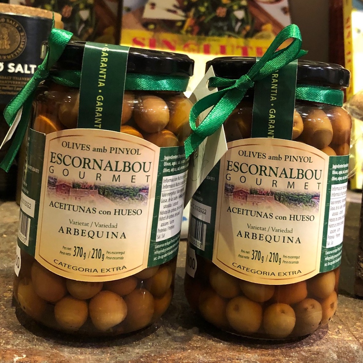 Oliver Extra Arbequina m kärna 210g - 2