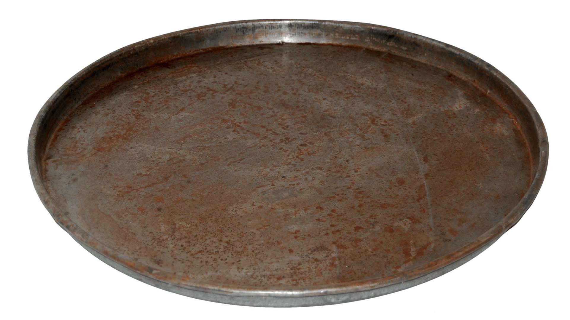 Fat / Bricka / Oljefat CARLTON vintagelook i järn Ø55cm