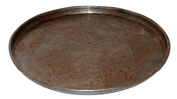 Fat / Bricka / Oljefat CARLTON vintagelook i järn Ø55cm