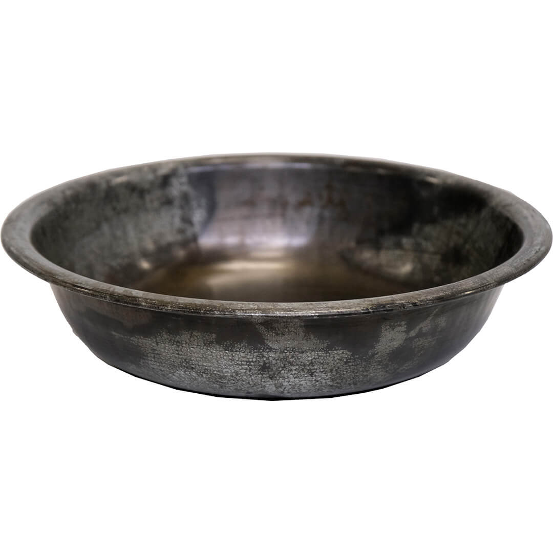 Oljefatsskål i järn – mellan Ø38cm - 2