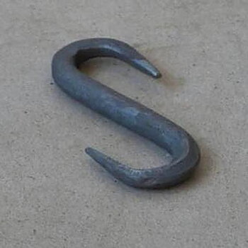 S-krok / Järnkrok handsmidd stor 7,5cm