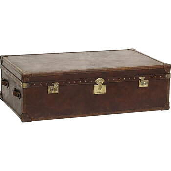 COFFEE TABLE – WATSON LEATHER TRUNK 127 x 77 x 40 cm