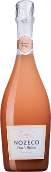 Nozeco alkoholfri bubbeldrink – Peach Bellini 75cl