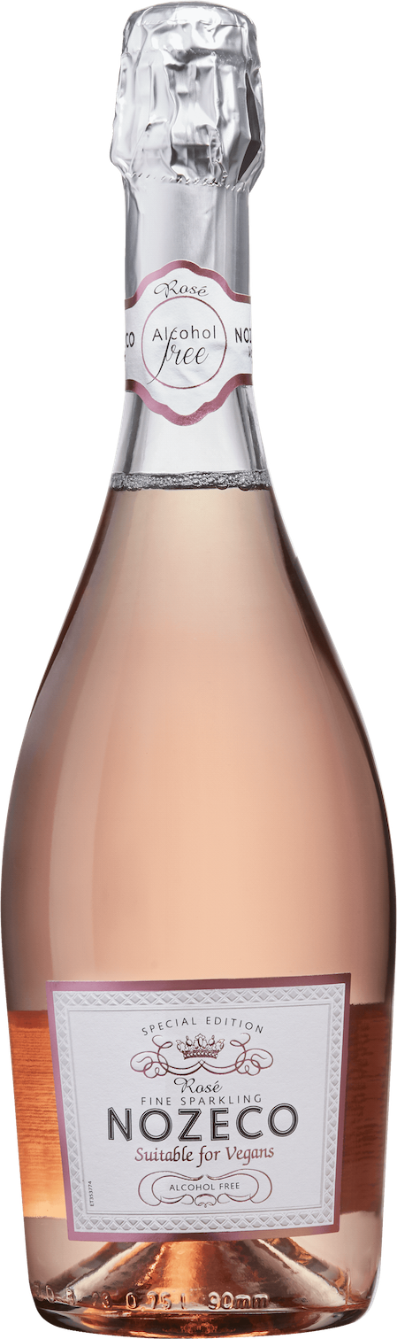 Nozeco alkoholfritt bubbel – mousserande rosé 75cl - 2