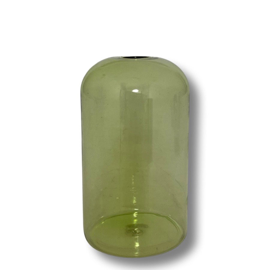 Glasvas PHINE – grön mini 7x12cm