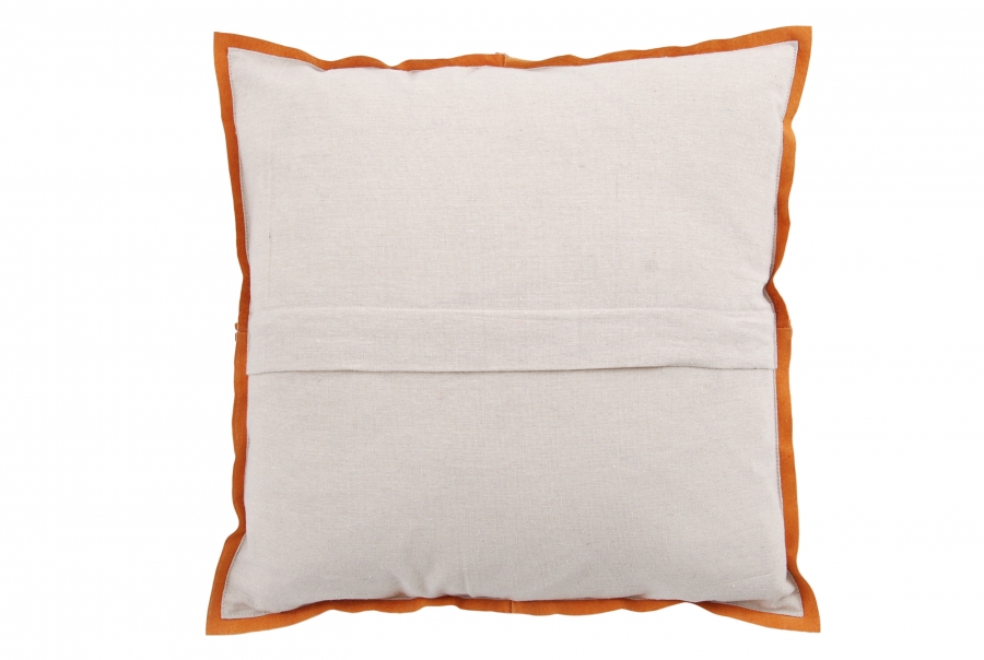 Kuddfodral PARIS SUEDE i läder Orange 45x45cm - 2