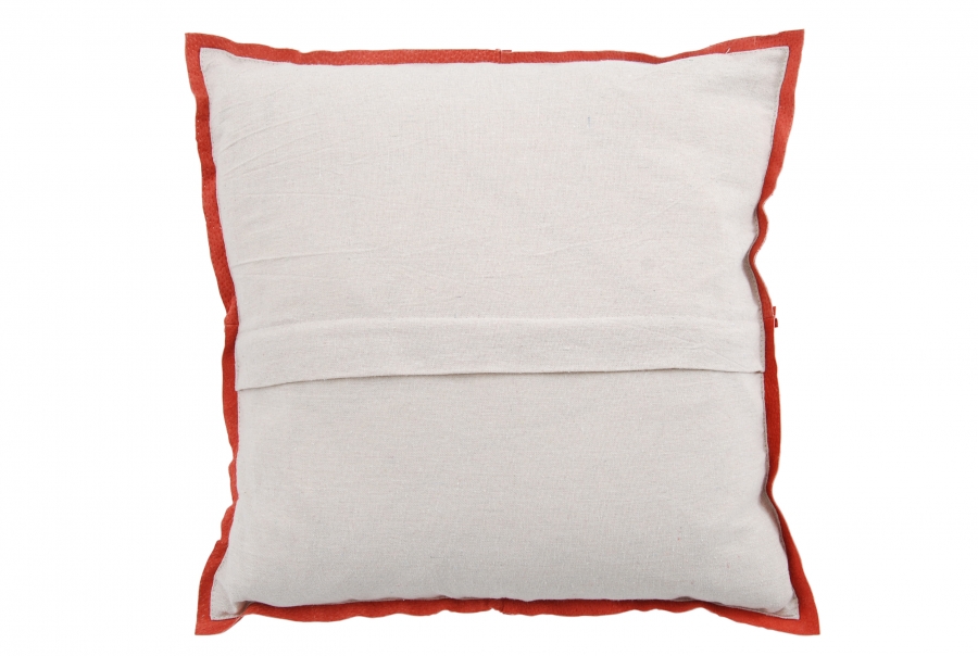 Kuddfodral PARIS SUEDE i läder Red 45x45cm - 2