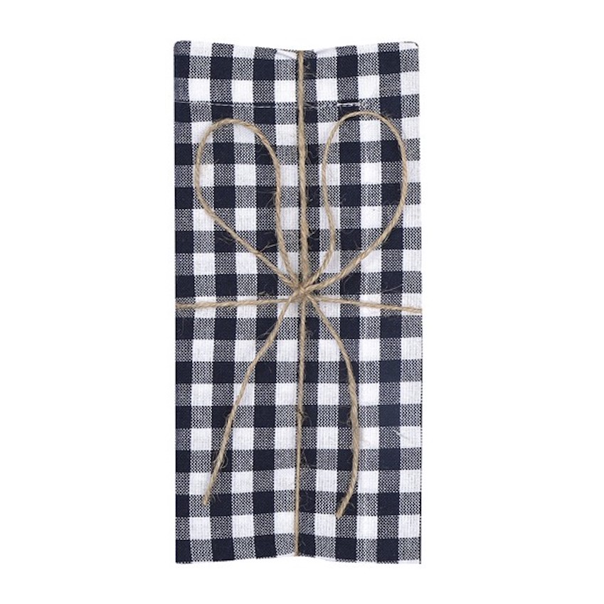 Tygservetter BELLA Recycled OEKO-TEX® – blå/vit 45x45cm 2-pack
