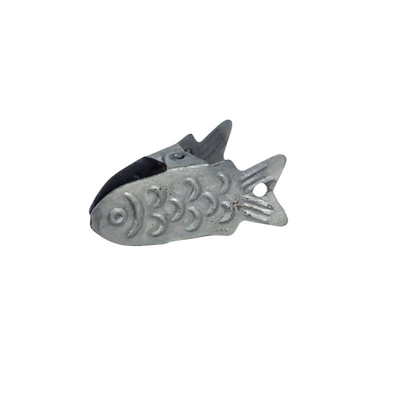 Klämmor Fisk i metall 6-pack
