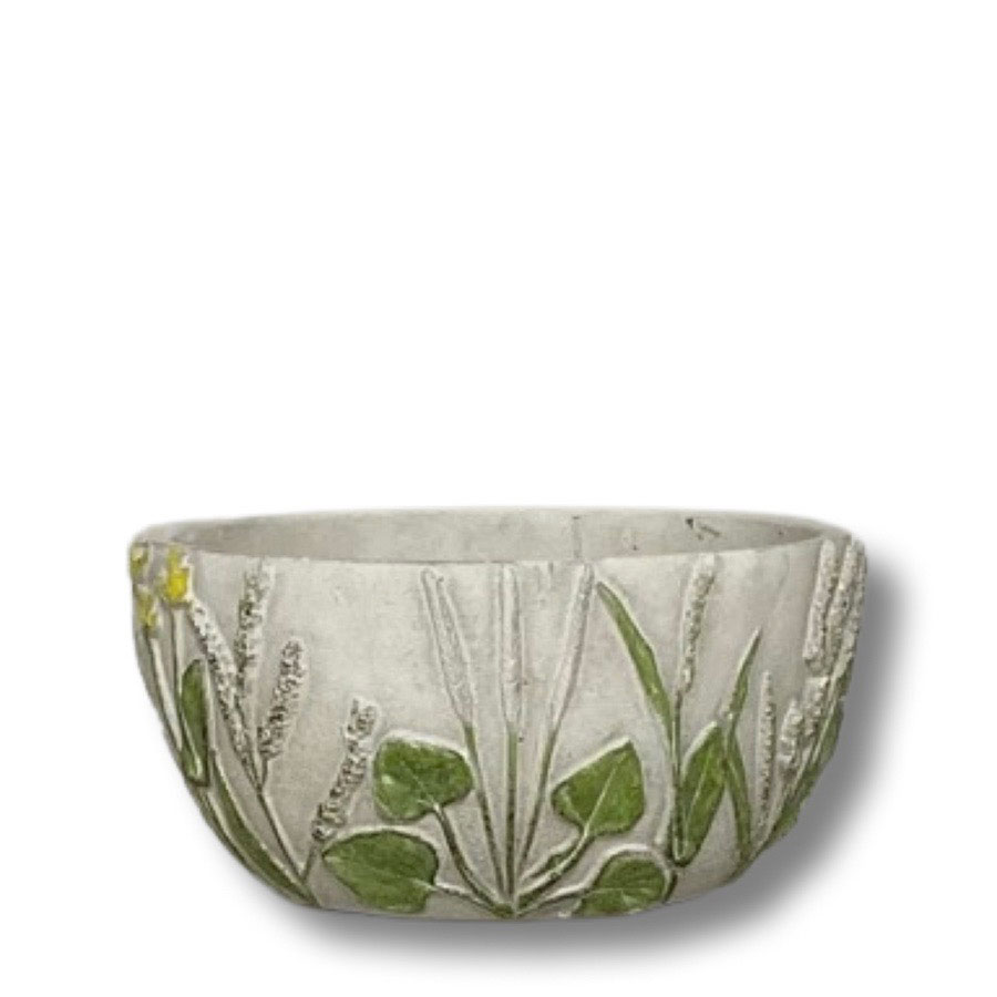 Blomfat / Planter BUTTERCUP i cement – SMALL Ø:17cm
