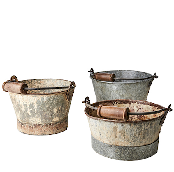 Hink / Bytta Treasure unik ~Ø:23-26cm pris/st - 3