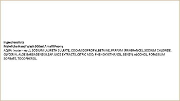 Maioliche Liquid Soap – Amalfi Peony 500ml
