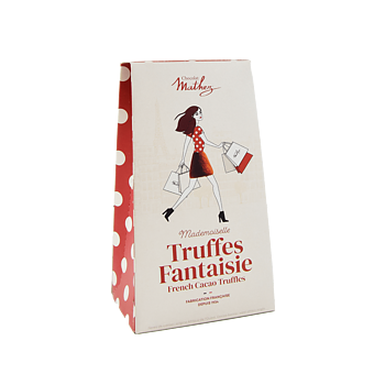 Mathez Truffes Fantaisie Paris Chic – krämiga chokladtryfflar med havssalt 100g