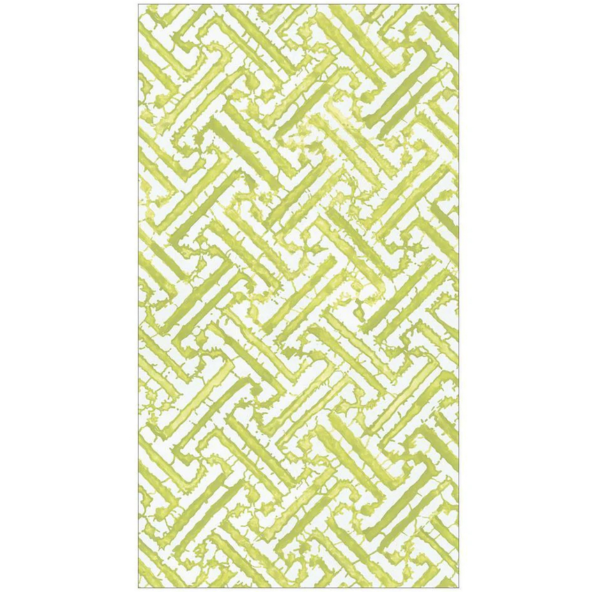 Servetter Buffé Fretwork in Moss Green - 2