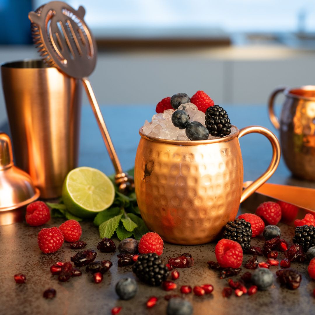Moscow mule Muggar i äkta koppar, set med 2 muggar, Specter - 3
