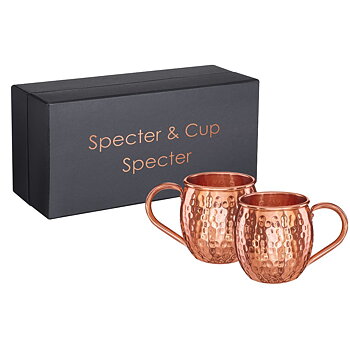 Moscow mule Muggar i äkta koppar, set med 2 muggar, Specter