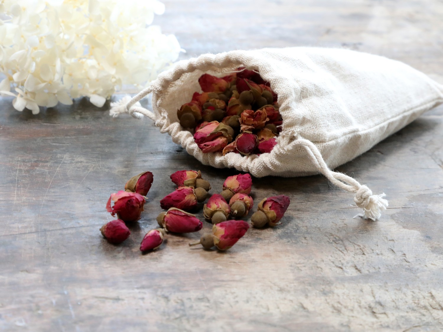 Potpourri Rosknoppar – Fleur torret Rose 50g - 3