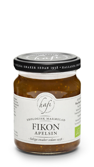 Ekologisk marmelad – Fikon & Apelsin 150g, HAFI
