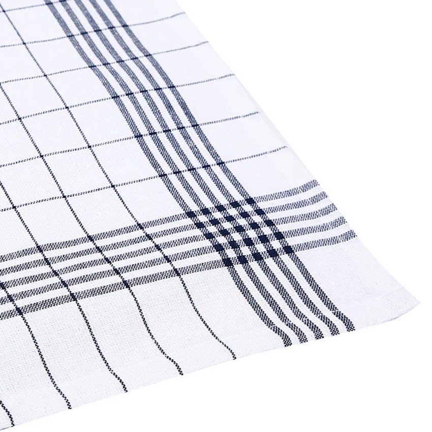 Kökshanddukar ASTRID Recycled OEKO-TEX® – Blå & Vit 50x70cm 2-pack - 4