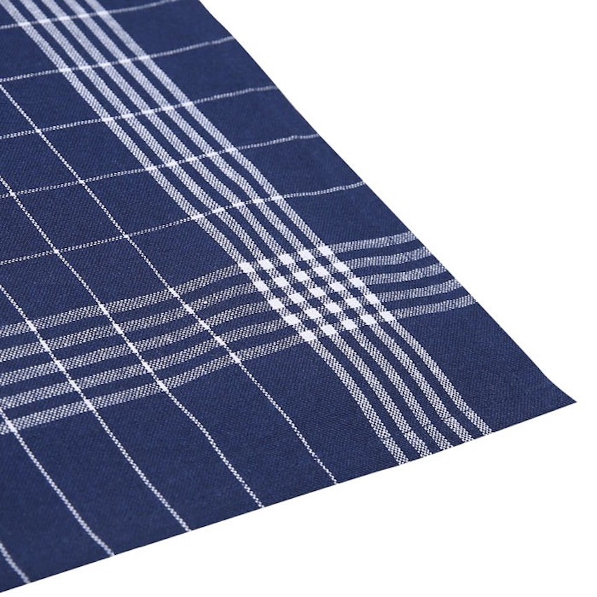 Kökshanddukar ASTRID Recycled OEKO-TEX® – Blå & Vit 50x70cm 2-pack - 2
