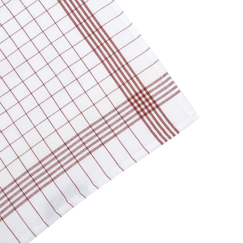 Kökshanddukar ASTRID Recycled OEKO-TEX® – Rost & Vit 50x70cm 2-pack - 2