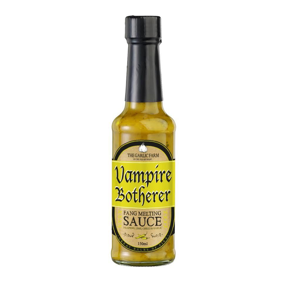 Vampire Botherer – superstark Chilisås med Jalapeño, lime & vitlök 150ml