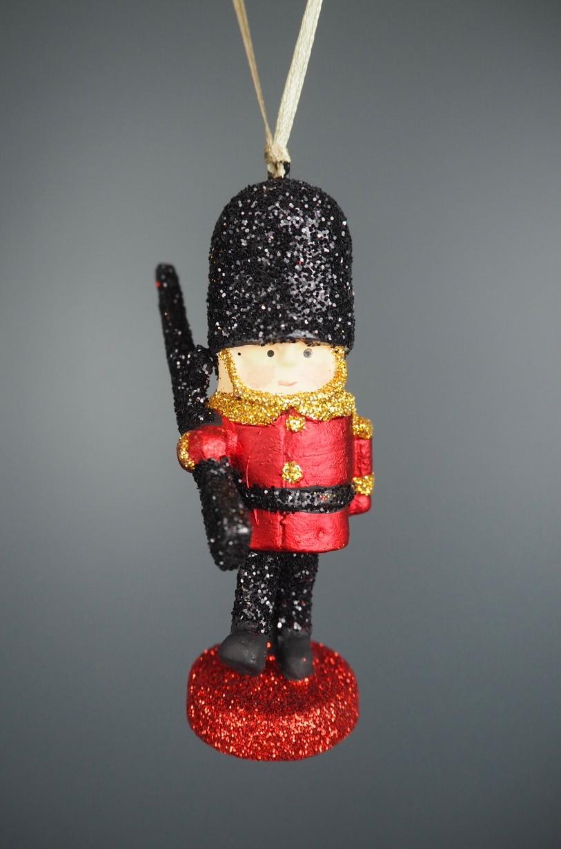 Julkula LITTLE TOY SOLDIER – glittrande soldat med hänge - 3