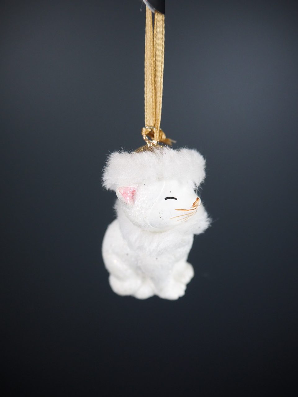 Julkula CUTE CAT – liten söt katt med glitter - 3