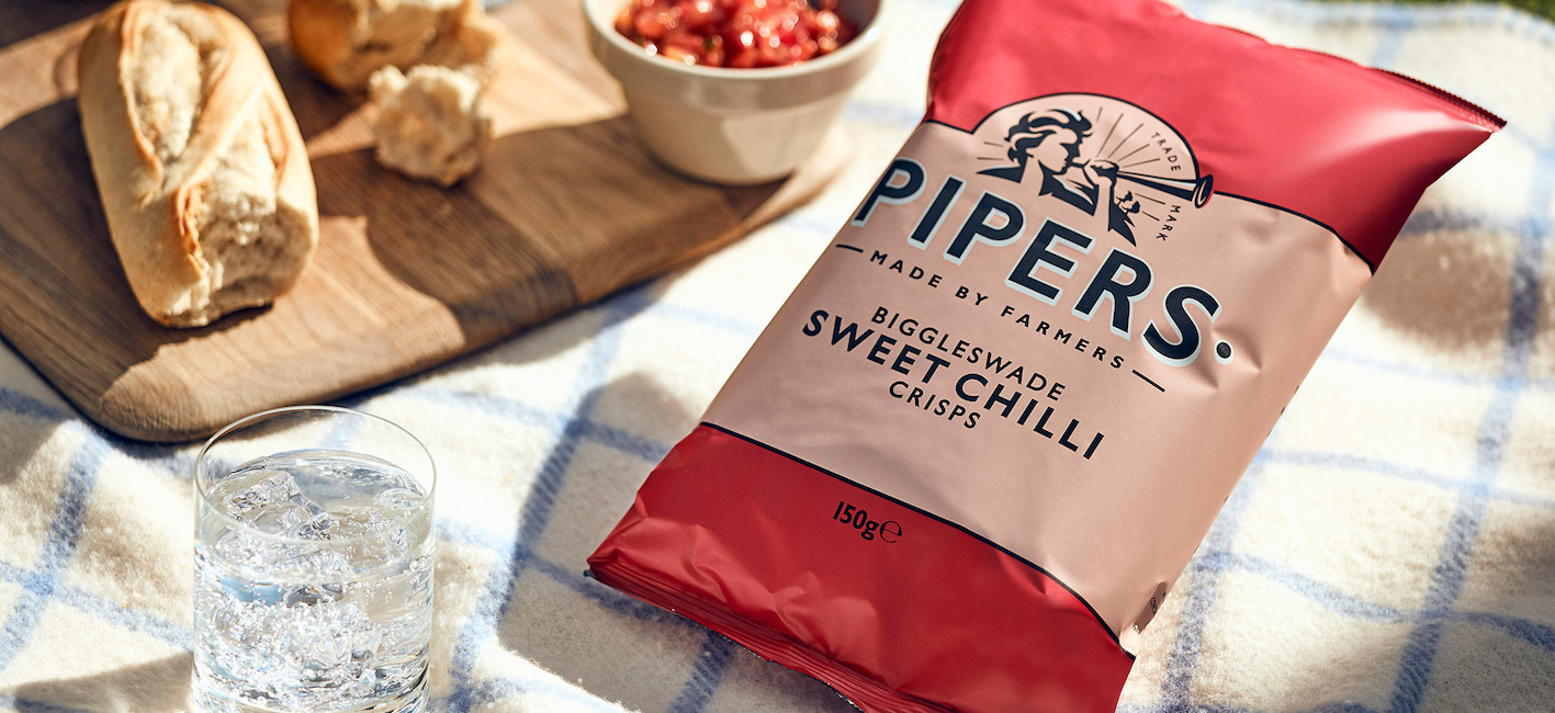 Chips – Pipers Sweet Chilli, 150g - 2
