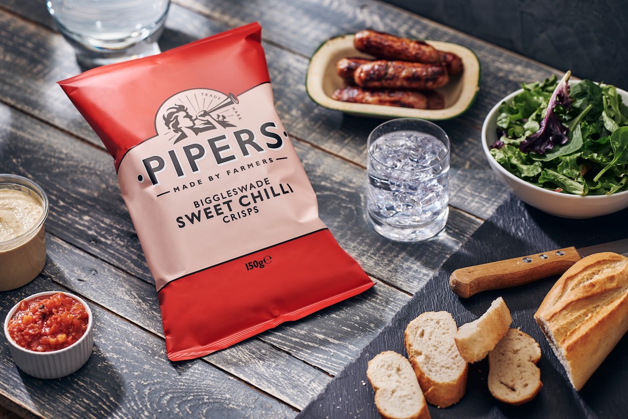 Chips – Pipers Sweet Chilli, 150g - 3