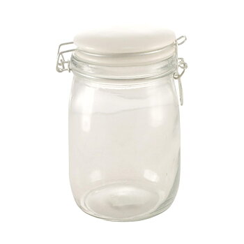GLASBURK M PATENTLOCK i PORSLIN H:17,5cm Ø:10,5