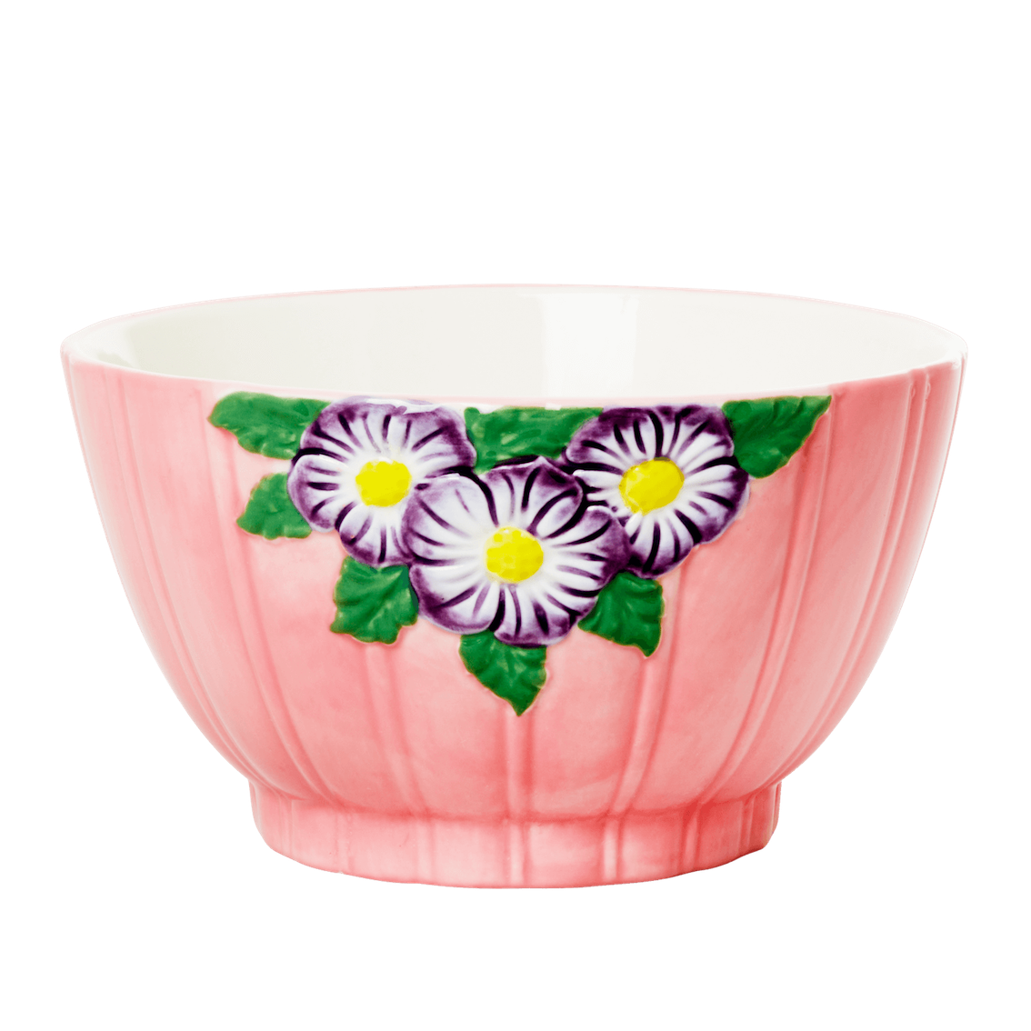 SKÅL KERAMIK ROSA BLOMMOR Ø14,5CM - 2