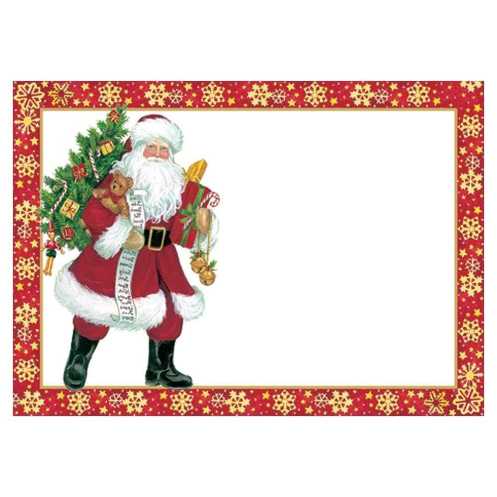 Paketkort självhäftande – Lynn Haney Santa-12-pack - 2