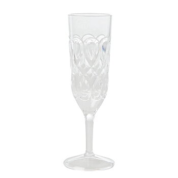 Rice Champagneglas Akryl – Clear Ø6x21cm