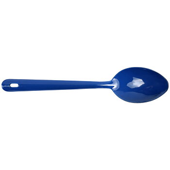 Serveringssked / Slev Pacifica i mellanblå emalj – CROW CANYON 28cm
