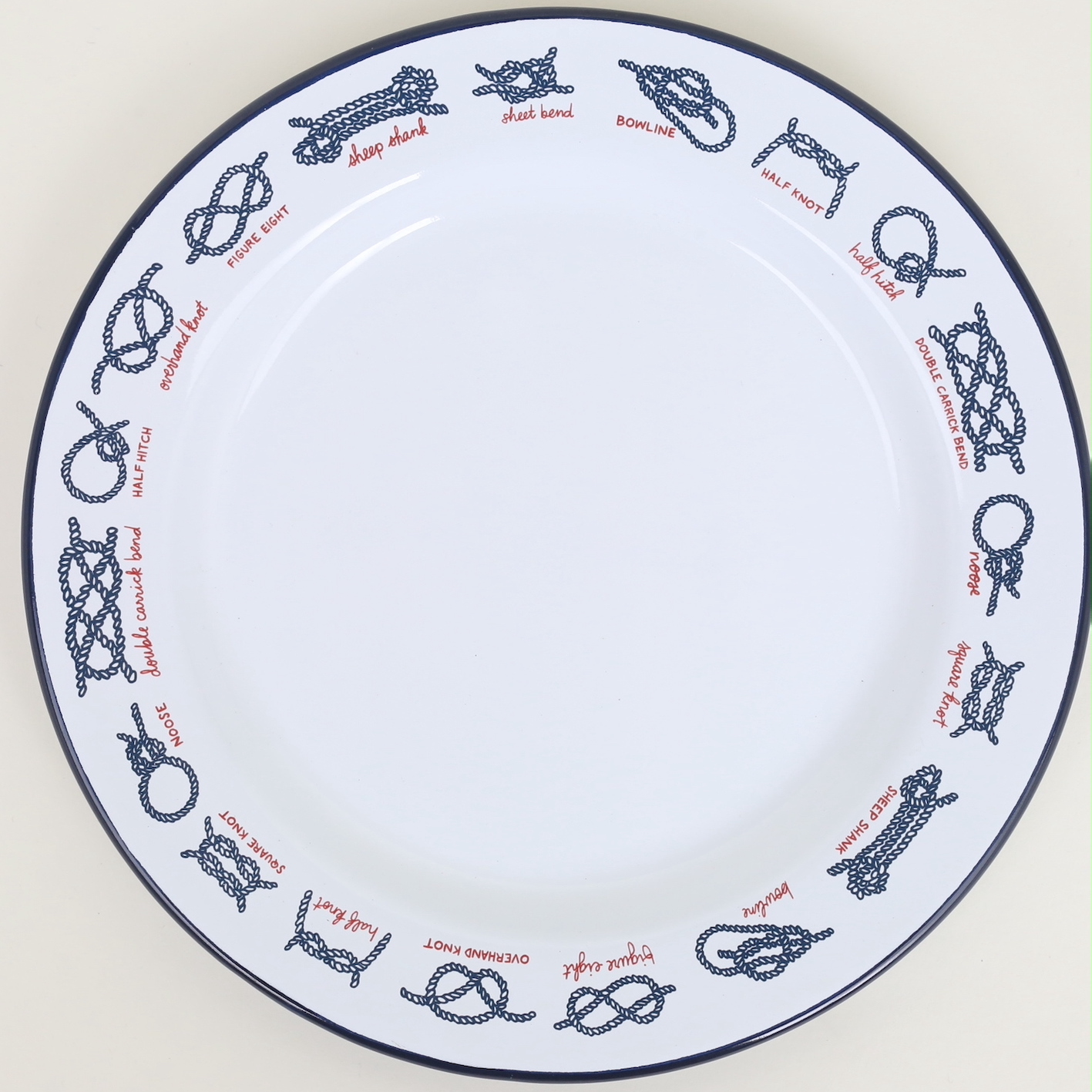 Emaljtallrik Knopar – Crow Canyon / FISHS EDDY Ø:21cm - 2